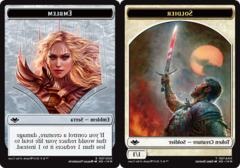 Soldier Token // Emblem - Serra the Benevolent Token